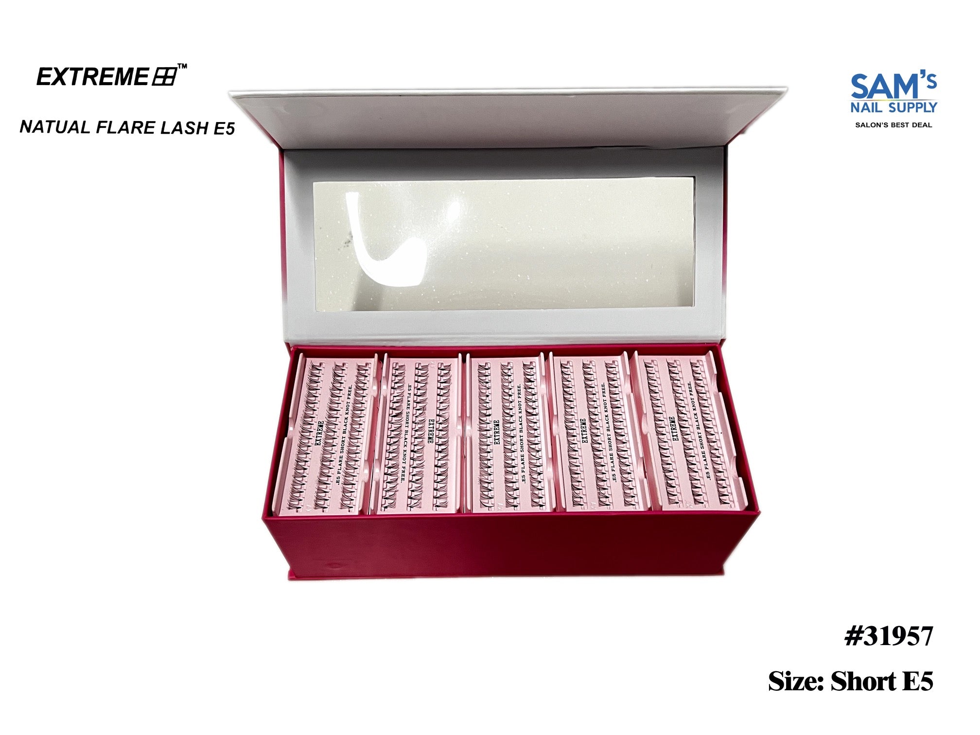 Extreme Natural Flare Lash E5 Ngắn - Hộp 
