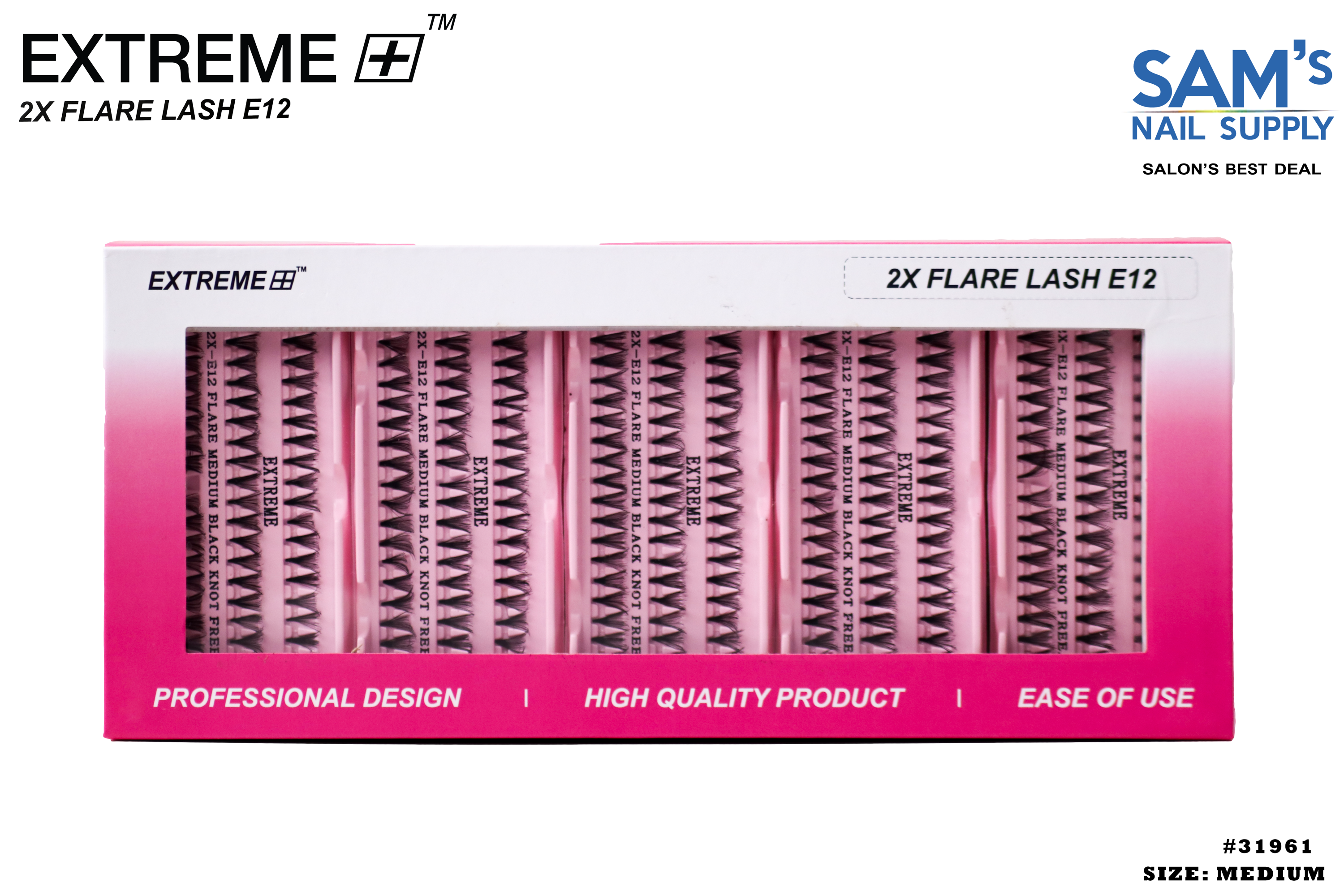 Extreme 2X Flare Lash E12 Medium - Hộp 