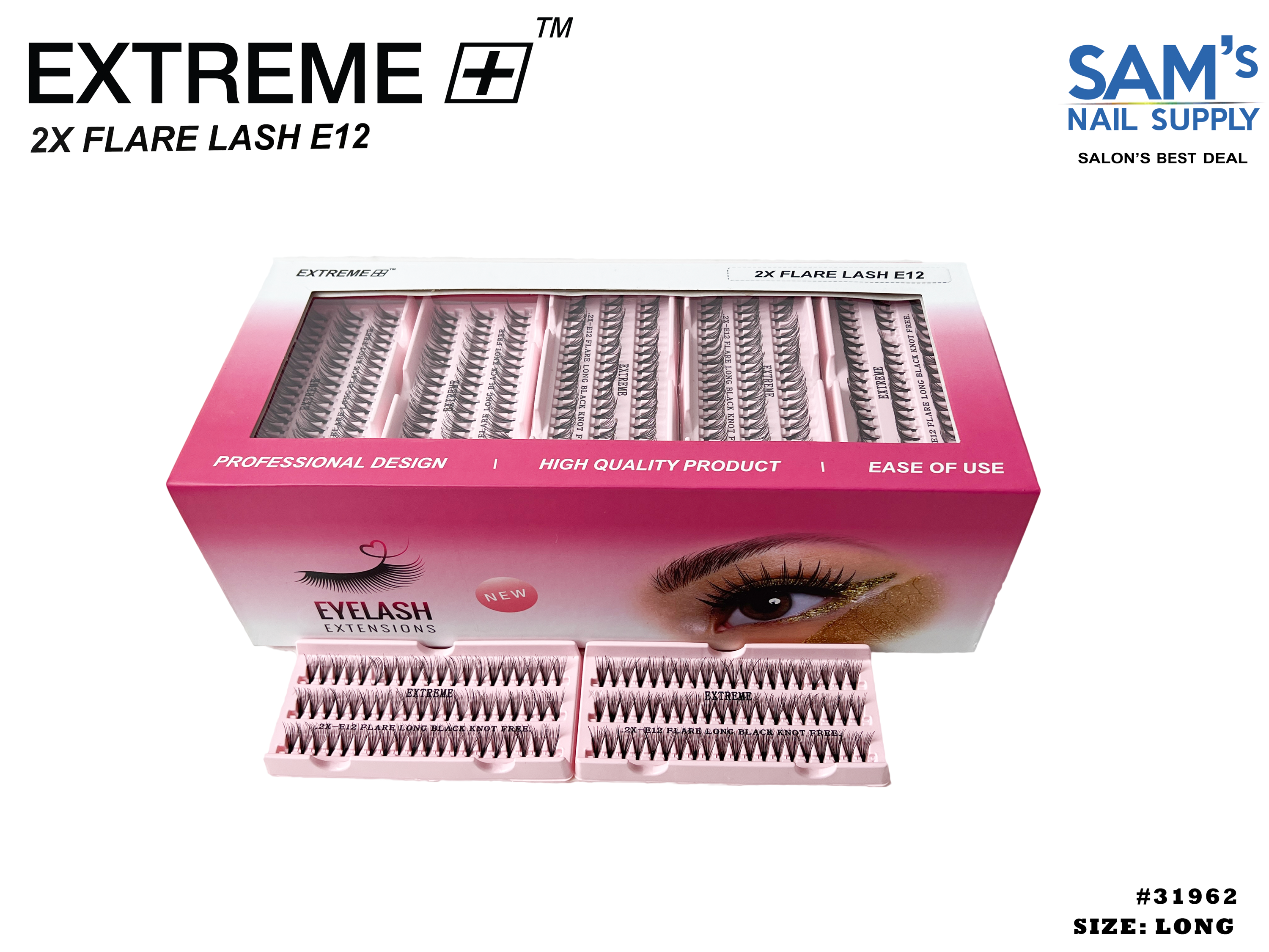 Extreme 2X Flare Lash E12 Long - Hộp 