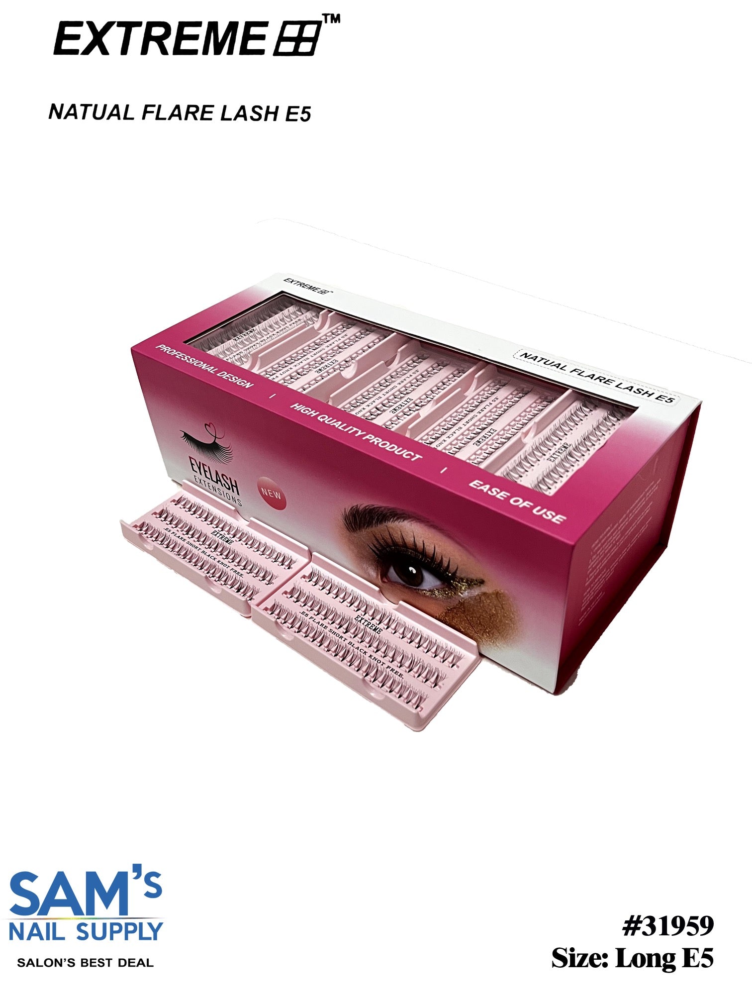 Extreme Natural Flare Lash E5 Long - Hộp 