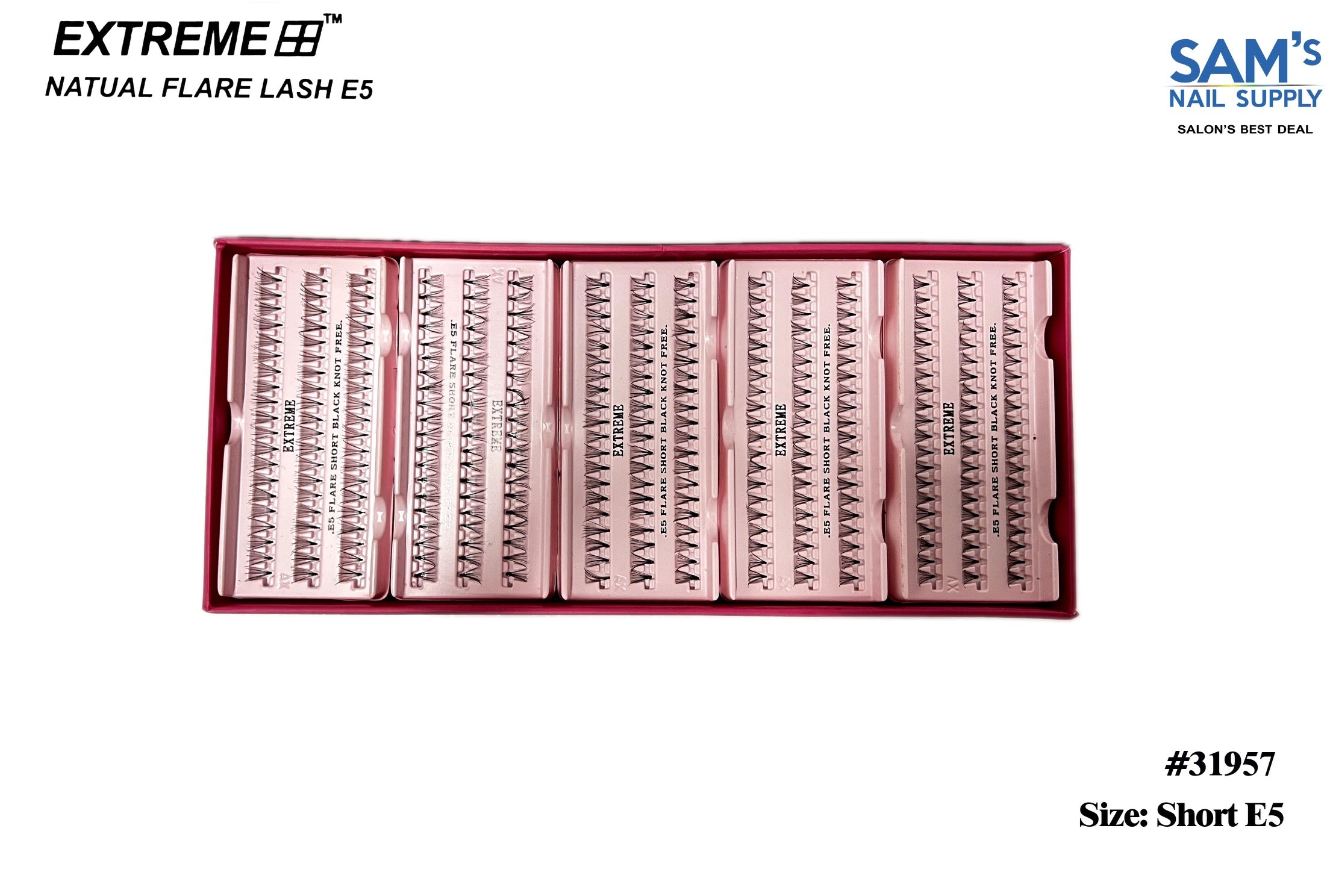 Extreme Natural Flare Lash E5 Ngắn - Hộp 