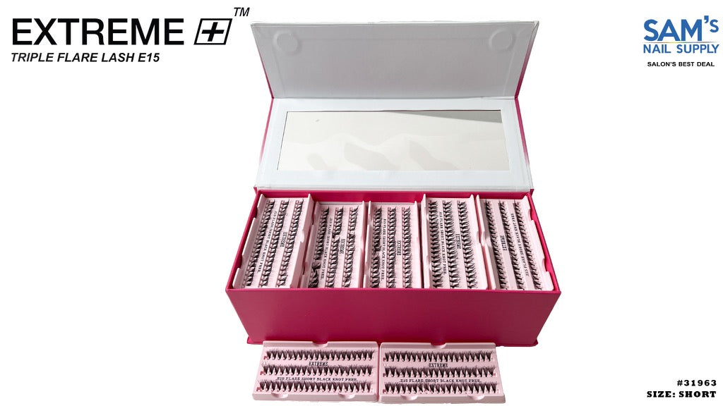Extreme Triple Flare Lash E15 Ngắn - Hộp 