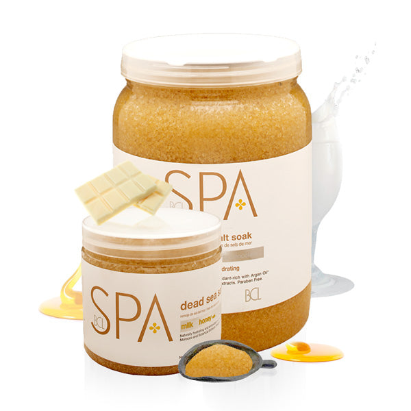 BCL SPA Sữa Ngâm Muối Biển Chết + Mật Ong Với Sô Cô La Trắng (64 oz)