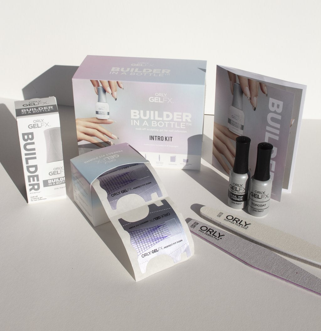 ORLY Gel FX Builder trong một bộ công cụ giới thiệu dạng chai