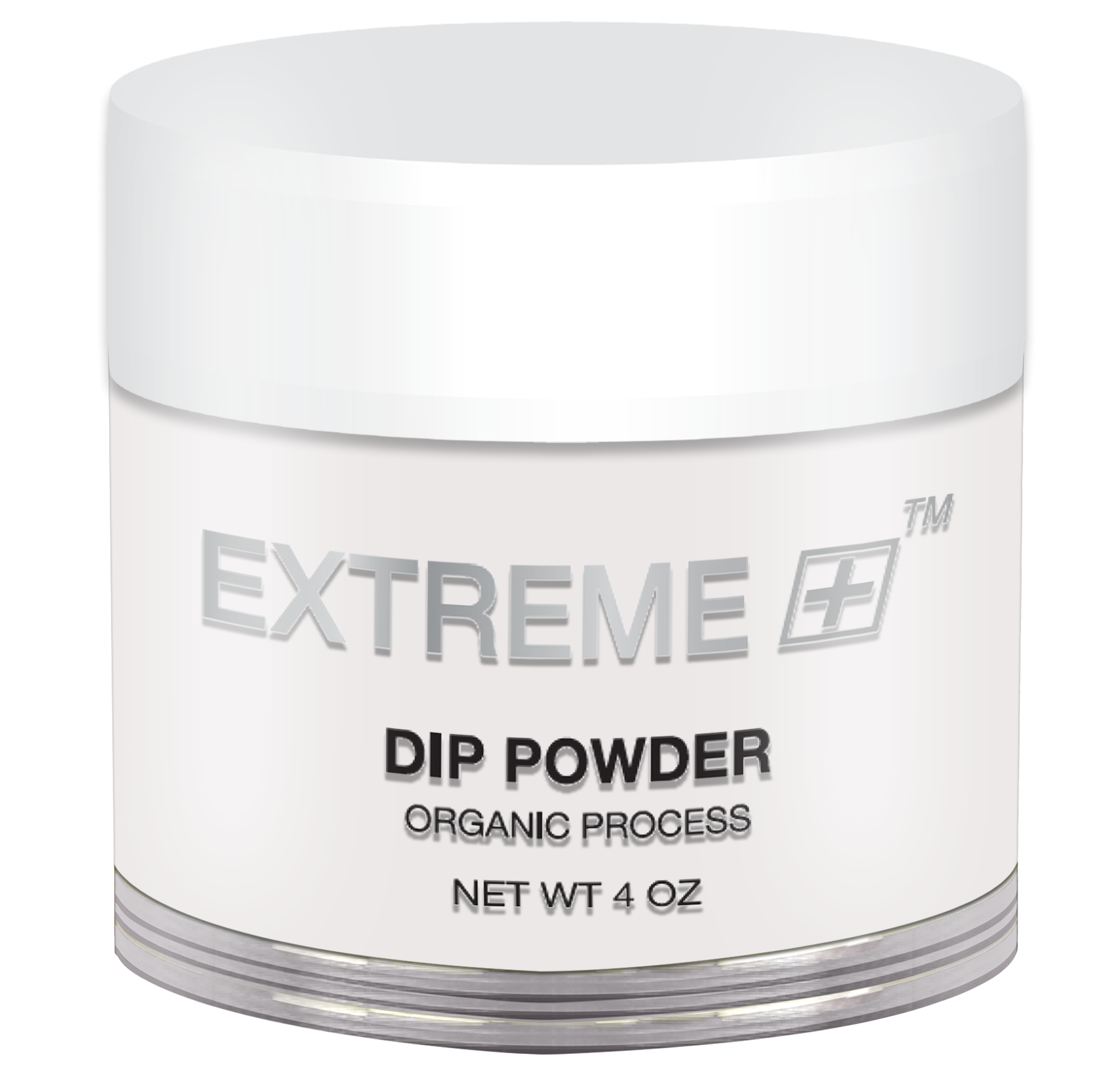 EXTREME+ Dipping Powder Hữu cơ - Hồng &amp; Trắng: Lớp nền tự nhiên - 4 oz