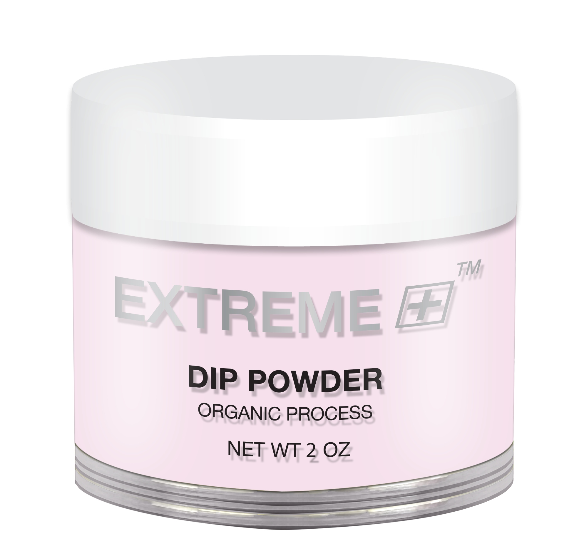 EXTREME+ Dipping Powder Organic - Pink &amp; White: Pure Pink - 2 oz