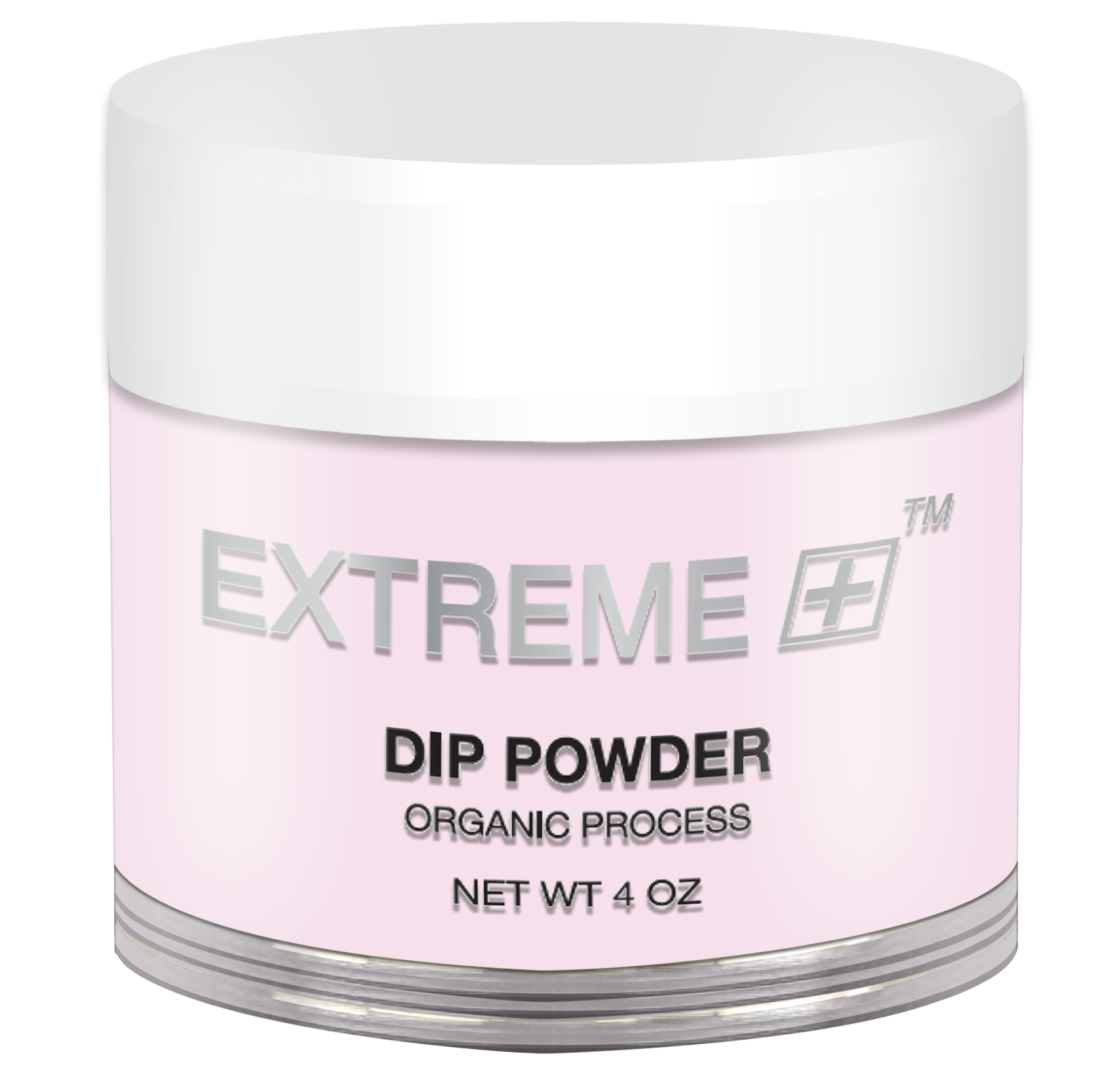 EXTREME+ Dipping Powder Organic - Pink &amp; White: Pure Pink - 4 oz