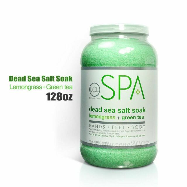 BCL Spa Ngâm Muối Biển Chết Sả &amp; Trà Xanh (128 oz)