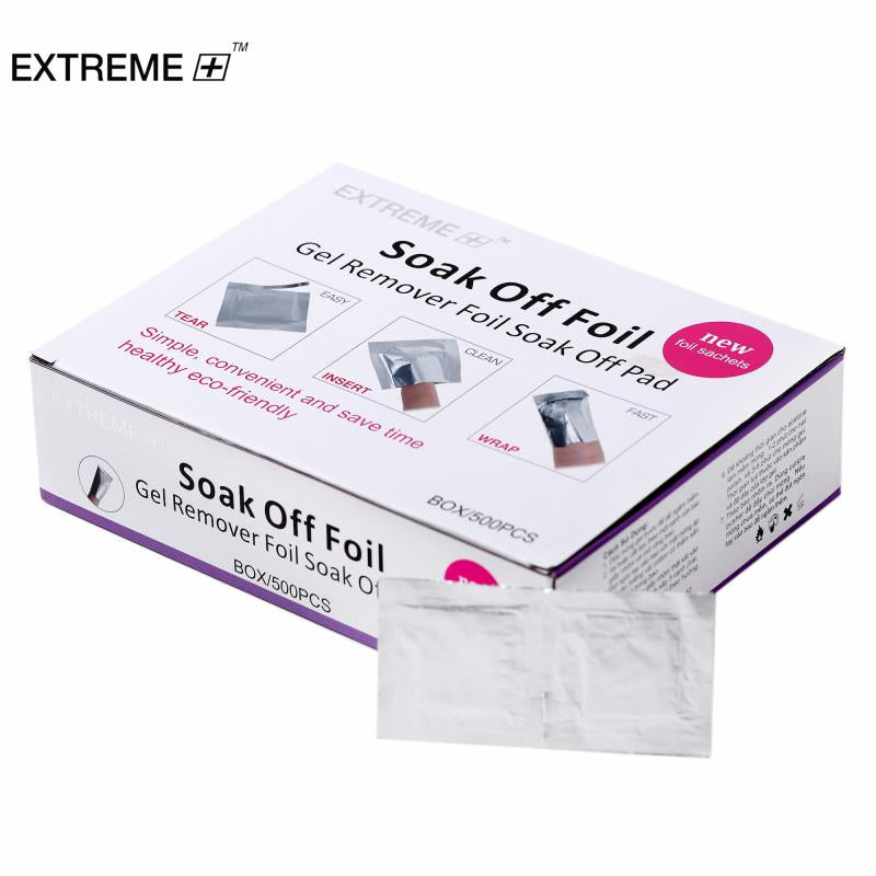 EXTREME+ QUICK WRAP SOAK-OFF REMOVER PAD - HỘP / 500 CÁI 